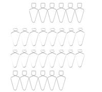 Abaodam 100pcs Steel Drop Ceiling Hanger Hooks with Strong Load-Bearing Capacity Multi-Purpose Utility Hooks for Offices and Wedding Venues Silver Finish Ceiling Tile