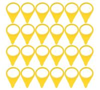 Abaodam 100pcs Wheel Lug Nut Indicators for Trucks and Cars Weather-resistant Plastic Screw Caps with Bright Visual Warning for Easy Loose Nut Detection and Fast Vehicle Maintenance