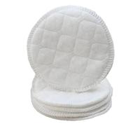 Abaodam 100pcs White Washable Three-Layer Breast Pads for Nursing Overflow Protection Maternity Breast Pads for Breastfeeding