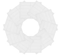 Abaodam 100pcs Writable Fabric Labels Self-Adhesive Laundry Tags 3.5x1cm White Waterproof Non-Iron Clothing Name Stickers for Nursing Home Daycare School Organizing