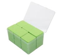 Abaodam 1080pcs Lint Free Nail Wipes Eyelash Extension Wipes Cotton Gentle on Skin and Nails Versatile Cleaning Green for Salon and Home Use