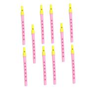 Abaodam 10pcs 6-hole Beginner Practice Clarinet, Educational Wind Musical Instruments Set, Random Color, Suitable for ’ Music Learning and Early Education Random Color