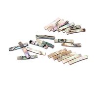 Abaodam 10pcs Abalone Shell Binding Strip Guitar Mandolin Ukulele Trim Purfling Maker for Guitar Bodies