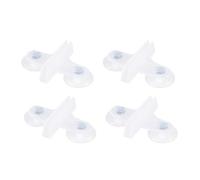 Abaodam 10pcs Aquarium Suction Cup Plate Clips for Fish Tank Glass and Acrylic Isolation Plates Plastic Fish Tank Clamps Vertical and Oblique Fixation for Aquarium Segregation