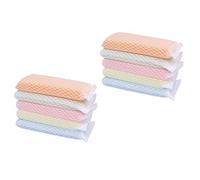 Abaodam 10pcs Assorted Colour Sponge Scouring Pads with Powerful Scrubbing Surface, Non-Scratch Dishcloths for Cleaning Sinks and Office Surfaces Random Color