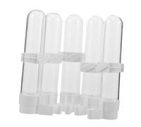 Abaodam 10pcs Automatic Parrot Water Dispenser Plastic Bird Waterer for Budgies Cockatiels Parakeets Use in Cage As Pet Water Drinker