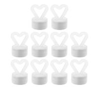 Abaodam 10pcs Balloon Anchors Heavy Balloon Weights Heart Shaped Elegant Portable with Magnet from Scratches for Outdoor Gardens and Wedding