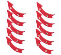 Abaodam 10pcs Bicycle Reflectors for Night Riding High Visibility Wheel Spoke Lights for Road and Mountain Bikes Easy Install Cycling Safety Accessories and Warning Lights