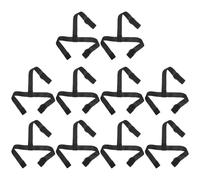 Abaodam 10pcs Black Elastic Headlamp Bands Adjustable Replacement Straps for Running, Camping, and Outdoor Headlight Accessories