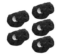 Abaodam 10pcs Black Foil Hair Caps for Deep Conditioning and Perming Lightweight Aluminum Foil Heat Retention Caps Suitable for Hair Care and Spa Use