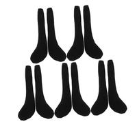 Abaodam 10pcs Black Long Legs Plush Doll Feet Accessories for DIY Projects Stuffed Toy Parts for Plush Dolls and Essential Versatile Use for Crafting and Clothes