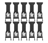 Abaodam 10pcs Black Plastic Cash Register Clamp Money Tray Clips Universal Cash Drawer Fixing Accessories for Office and Retail Use