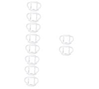 Abaodam 10pcs Born Essentials Wide Mouth Bottle Handle Non-Slip Feeder Handle for Milk Bottle Accessory Comfortable Grip