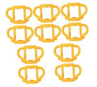 Abaodam 10pcs Born Essentials Wide Mouth Feeding Bottle Handles Non-Slip Bottle Accessory for