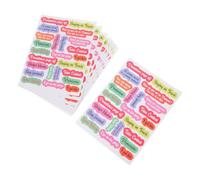 Abaodam 10pcs Budget Notebook Stickers Hand Journal Label Stickers Coated Paper 10 Sheets for Budget Planners