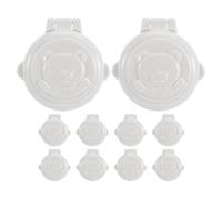 Abaodam 10pcs Button Lock Protective Cover for Washer Boy Girl Safety Switch Button Cover for Control Panel Prevent Accidental Pressing in Home Appliances