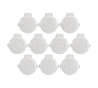 Abaodam 10pcs Childproof Button Lock for Washing Machine and Car Key Start Protection Safety Door Knob Covers Anti-Aging Switch Guards for Family Safety and Appliance Control