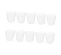 Abaodam 10pcs Clear Plastic Plant Basket Liners Transparent Flower Pot Inserts Replacement Planter Liners for Indoor Outdoor Use Weather-resistant Plant Pot Inlays