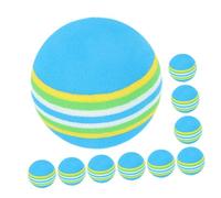 Abaodam 10pcs Colorful Soft EVA Golf Balls for Indoor Practice and Cat Interactive Pet Balls for Training and Play Lightweight for Consistent Use