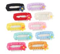 Abaodam 10pcs Dog Grooming Clips Multi-colored Soft Pet Hair Barrettes for Small Dogs Puppies and Cats Cute Cartoon Style Hair Accessories and Enhance Pet Appearance