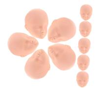 Abaodam 10pcs Doll Heads for Crafts Lightweight Doll Parts for DIY Makeup Practice and and Home Decoration Gifts