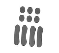 Abaodam 10pcs Drum Mute Pads Black Drum Silencers Premium Dampeners for Reduced Volume Overtones for