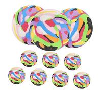 Abaodam 10Pcs Elastic Golf Training Balls Reusable Colored Practice Balls for Indoor Swing Training Durable Material for Backyard Golf Practice