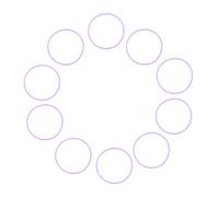 Abaodam 10pcs Elastic Silicone Jelly Bracelets Stretchy Rubber Wristbands for Parties Retro Theme Events and Fun Accessories Comfortable Fit for All Wrist