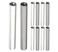 Abaodam 10pcs Electrolytic Iron and Anodized Aluminum Replacement Rods for Water Quality Testing Electrolyzer, Easy Installation and Improved Electrolysis Accuracy, Suitable for Home