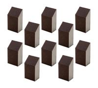 Abaodam 10Pcs Emery Sanding Sponges Kitchen Cleaning Pads for Dishes Pots Walls Reusable Non-Breaking Absorbent Scrubbers Household Multi-Surface Use