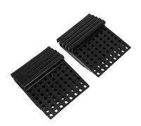 Abaodam 10pcs External Filter Hang Plate Plastic Flow Control Baffle Minimizes Surface Agitation Compatible with Most Hanging Fish Tank Accessories Black for Maintaining Optimal Filtration
