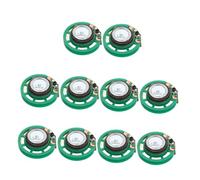 Abaodam 10pcs External Magnet Speaker Plastic Mini Loudspeakers for DIY Electronic Projects Telephones with Clear Sound and Easy Installation