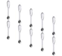 Abaodam 10pcs Facial Cream Scoop Makeup Spatulas Abs Comfortable to Hold Smooth Surface for Applying Eye Creams and Facial Masks Beauty Tool