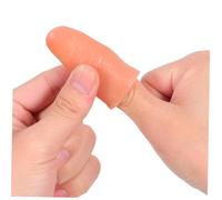 Abaodam 10PCS Flexible Plastic Fake Finger Props with Realistic Nails for Tricks and Stage Performances Simulation Finger Molds for Magician Practice and Party Pranks Includes Regular and