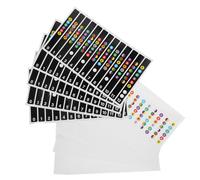 Abaodam 10pcs Guitar Fretboard Note Stickers for Beginners Removable Decals for Easy Practice No Residue for Learning Guitar Scales and Chords Transparent