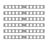 Abaodam 10pcs Guitar Pickup Spacer Bars Metal Humbucker Pickup Keeper Bar for Electric Guitar Precision Height Strip Compatible