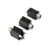 Abaodam 10pcs Guitar Stereo Jack Mono Jack Socket for Bass Guitar Input Output Endpin Plug