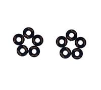 Abaodam 10pcs Guitar Toggle Plate Washer Rhythm Treble Ring for Electric Guitar Switch Plate Treble Washer Ring