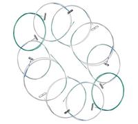 Abaodam 10pcs Guzheng Metal Strings A-type String Musical Instrument Accessories for Chinese Guzheng Replacements