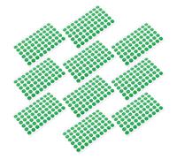 Abaodam 10pcs Industrial Ground Connection Warning Decals Pvc Electric Safety Stickers Bright Green Colour for Factories and Industrial Settings