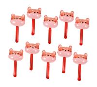 Abaodam 10pcs Inflatable PVC Fox Hammer Lightweight Party Accessory for Adults Reusable Cartoon Design for Birthday Halloween Cosplay Theme Events
