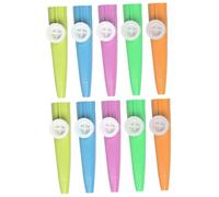 Abaodam 10pcs Kazoo Musical Instruments for Easy to Play Lightweight and Durable Guitar and Ukulele Partner for Creative Playtime Activities Random Color