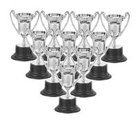 Abaodam 10pcs Kids Soccer Trophy Set Gold Silver Bronze Award Trophies Party Favors for Sports Games and Competitions for Winners and Tournaments