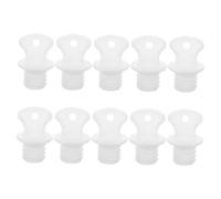 Abaodam 10Pcs Leakproof Plastic Hot Water Bottle Caps with Rubber Seal, Universal Screw-On Silicone Lid Plugs for Hot Water Bags, Replacement Covers Suitable for Travel and Home Use