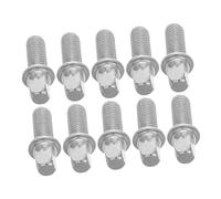 Abaodam 10pcs M6x15mm Drum Hardware Screws Set for Electronic and Acoustic Drum Kits, Sturdy Percussion Mounting Bolts Accessories for Amateur Drummers and Workshop Use