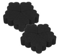 Abaodam 10pcs Makeup Cosmetic Sponges Multipurpose Sponge with Comfortable Touch Suitable for Kinds of Cosmetics Black Small Facial for Women Face Painting