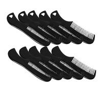 Abaodam 10pcs Mens Plastic Beard Combs Small Pocket Sized Styling Combs for Hair and Mustache Grooming Compact and Easy to Carry Retro Special Design for Travel