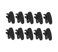 Abaodam 10pcs Microphone Expansion Clip Mic Holder for Shirt Flexible Rotating Lapel Mic Clip for Professional and Live Events