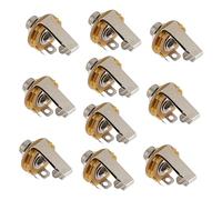 Abaodam 10pcs Microphone Socket for Stringed Instruments Durable Mic Holder for Guitars Easy to Install Enhances Sound Quality for Musicians