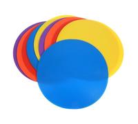 Abaodam 10pcs Non Slip Soccer Training Markers PVC Agility Discs for Football Basketball Drills Bright Round Floor Cones for Sports Speed and Agility Practice